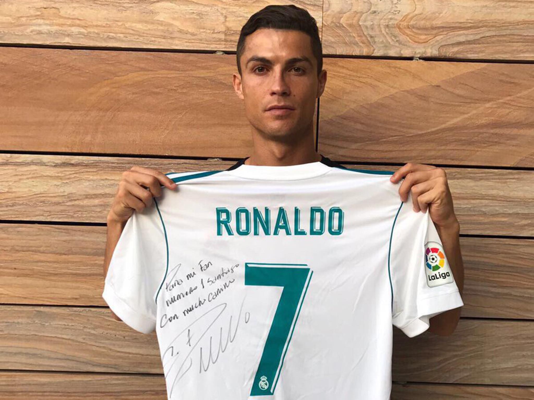 Cristiano Ronaldo posted a tribute to a young fan killed in the Mexico earthquake