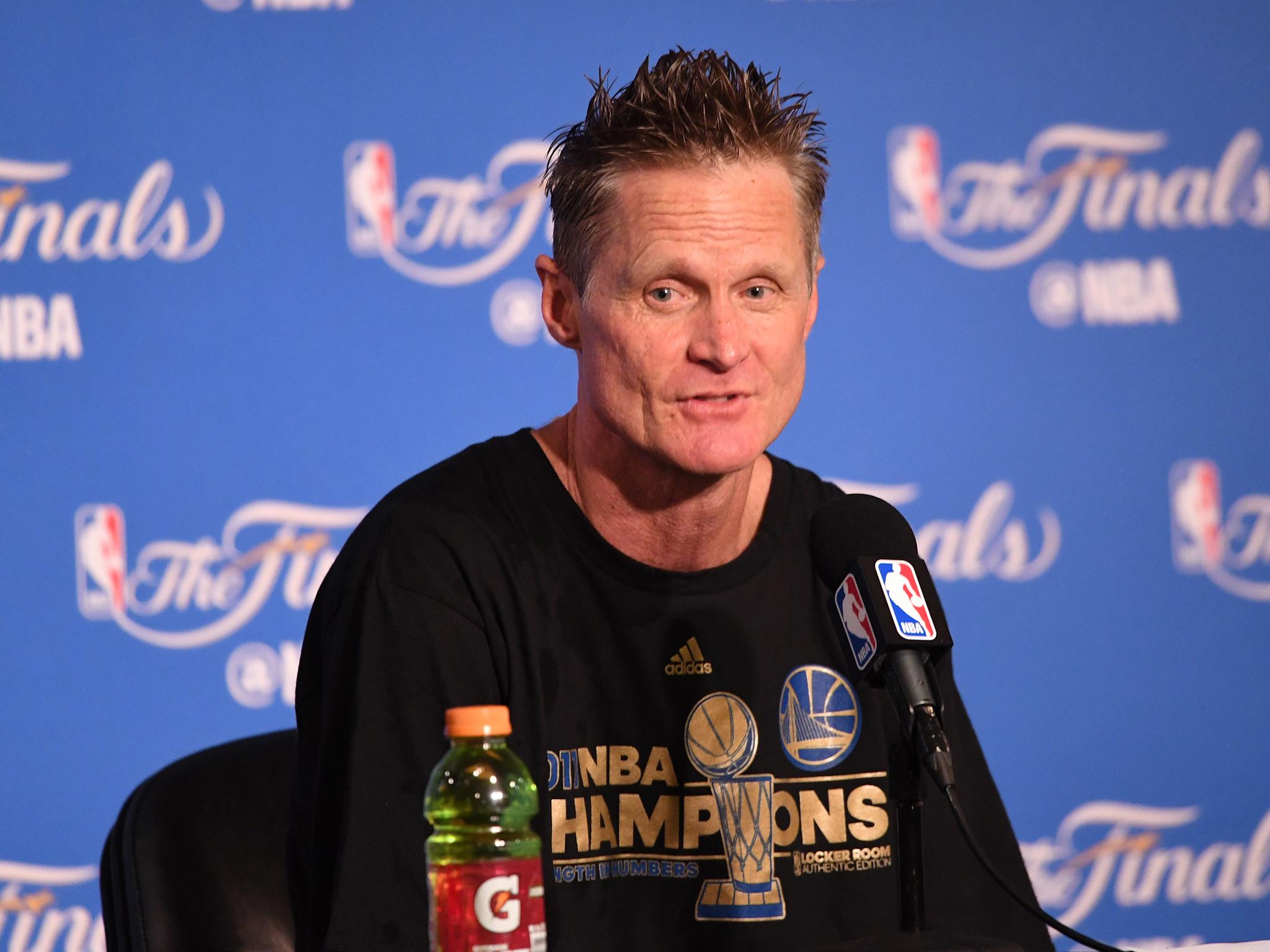 Golden State Warriors coach Steve Kerr criticised Donald Trump's outburst against protesting NFL players