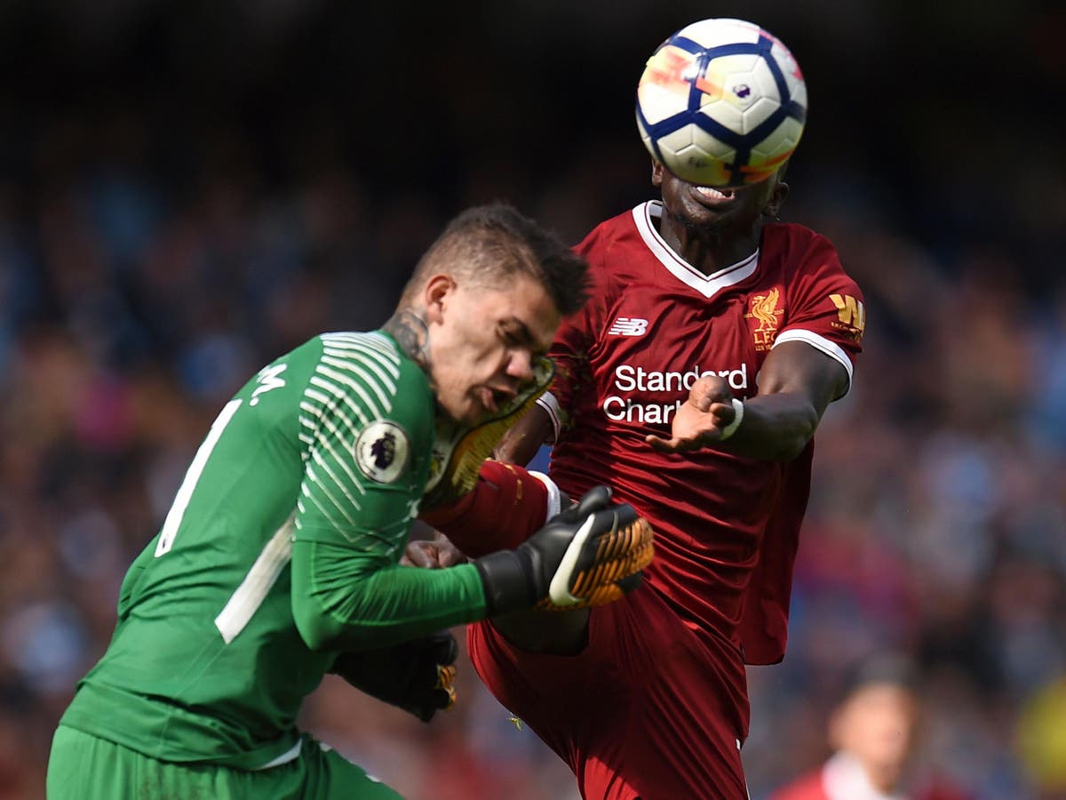 Liverpool S Sadio Mane Apologised Over Red Card Challenge Manchester City Goalkeeper Ederson