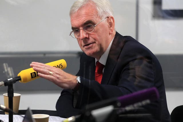 John McDonnell has proposed limiting credit card repayments to twice what someone has borrowed