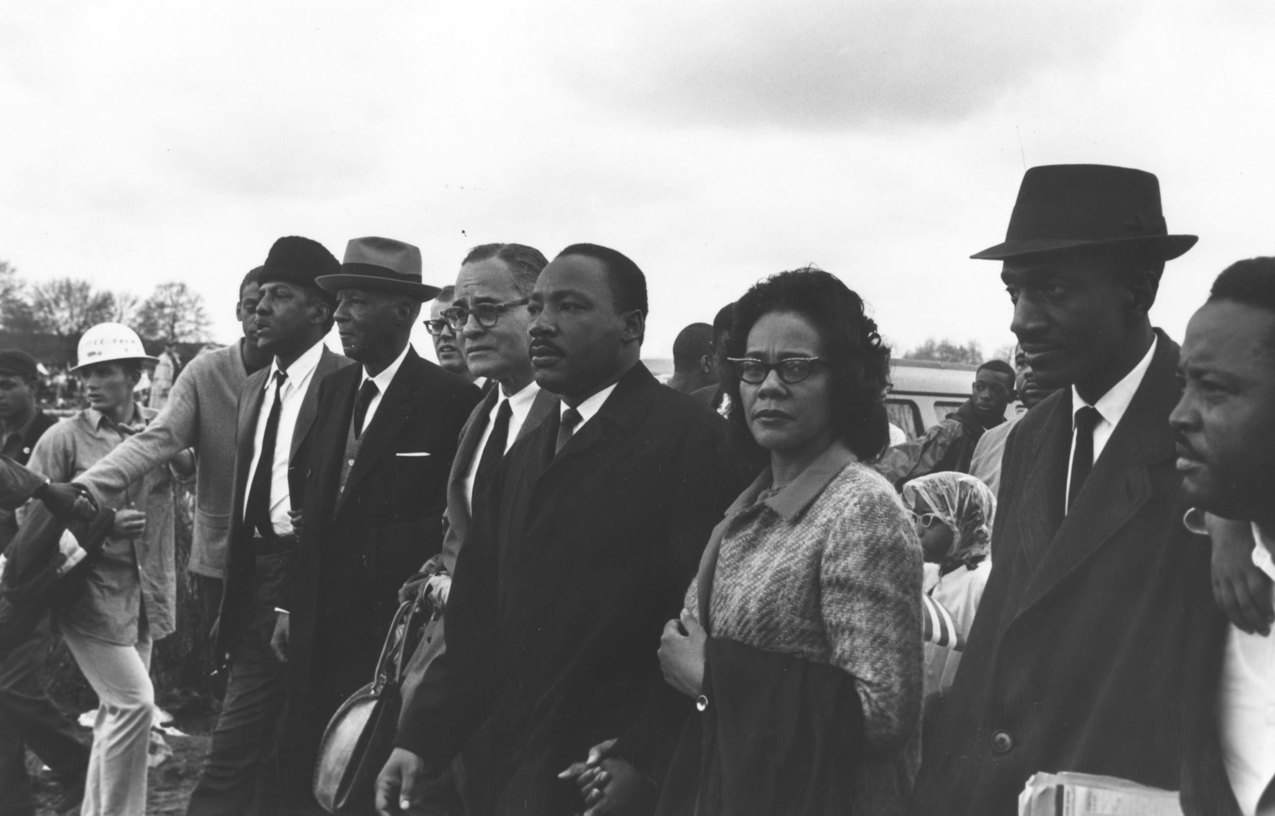 Mr Reese marched with King and his wife, Coretta Scott King