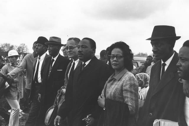 Mr Reese marched with King and his wife, Coretta Scott King