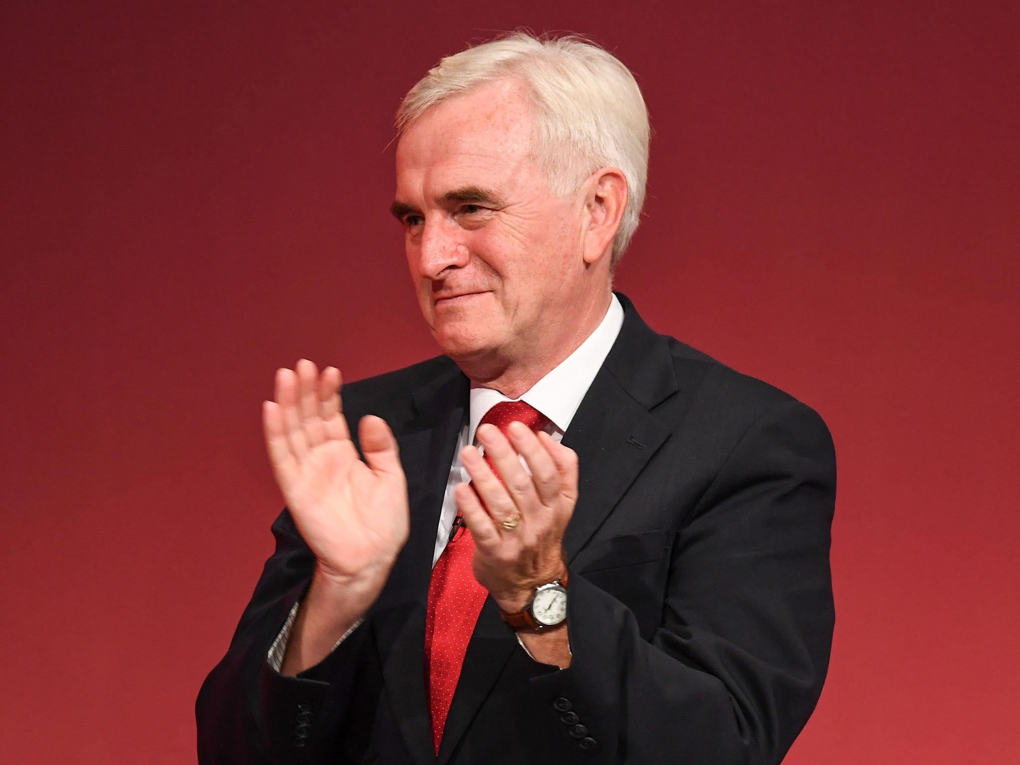 John McDonnell will argue that reversing privatisation will allow people to 'take back control'