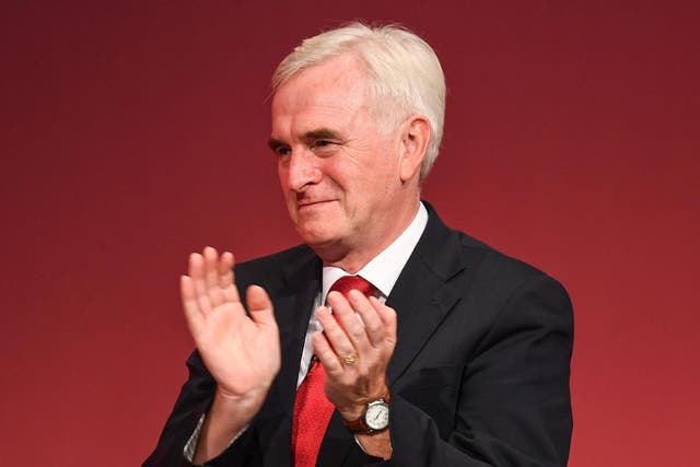 John McDonnell will argue that reversing privatisation will allow people to 'take back control'