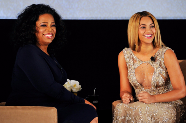 Oprah Winfrey and Beyoncé at the NYC opening of the singer's HBO documentary, "Life Is but a Dream."