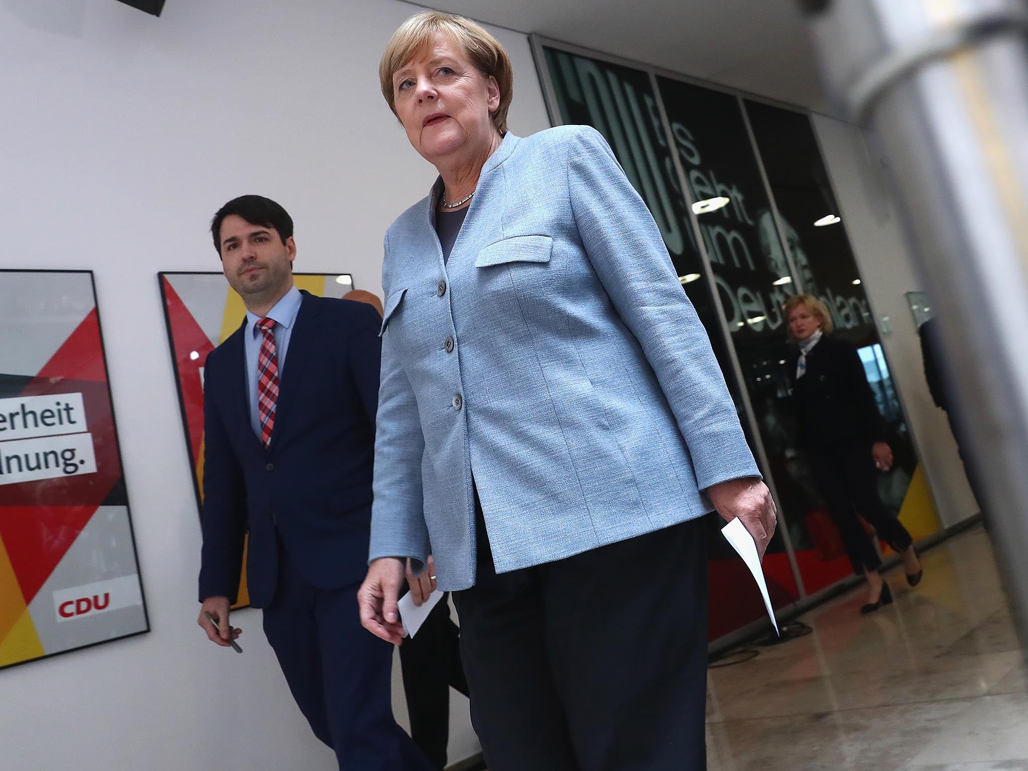 Angela Merkel won the German election, but by a much smaller margin than before