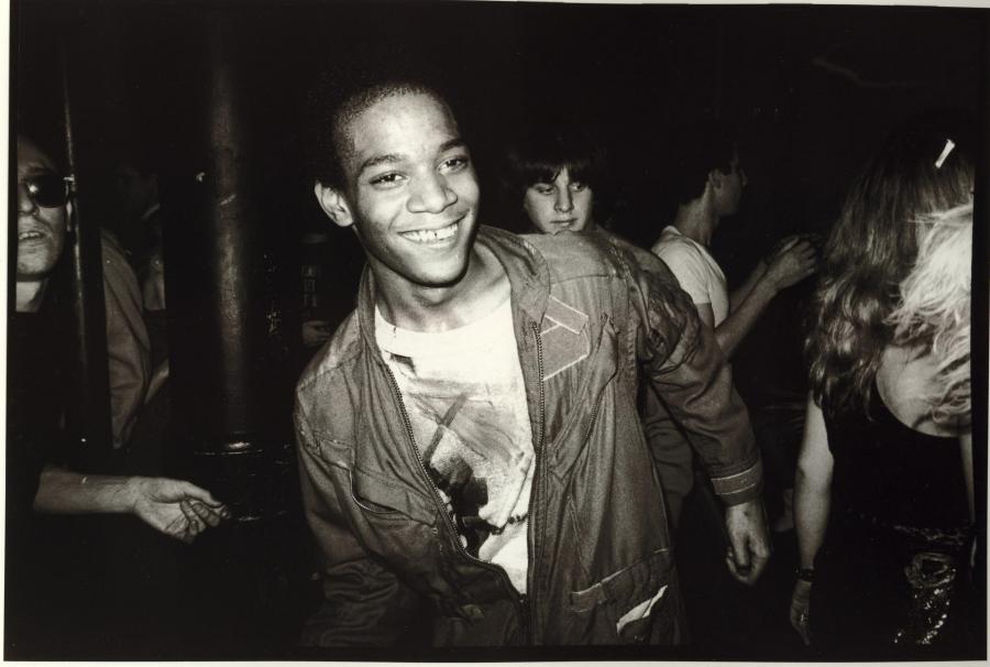 Basquiat at the Mudd Club in New York, 1979