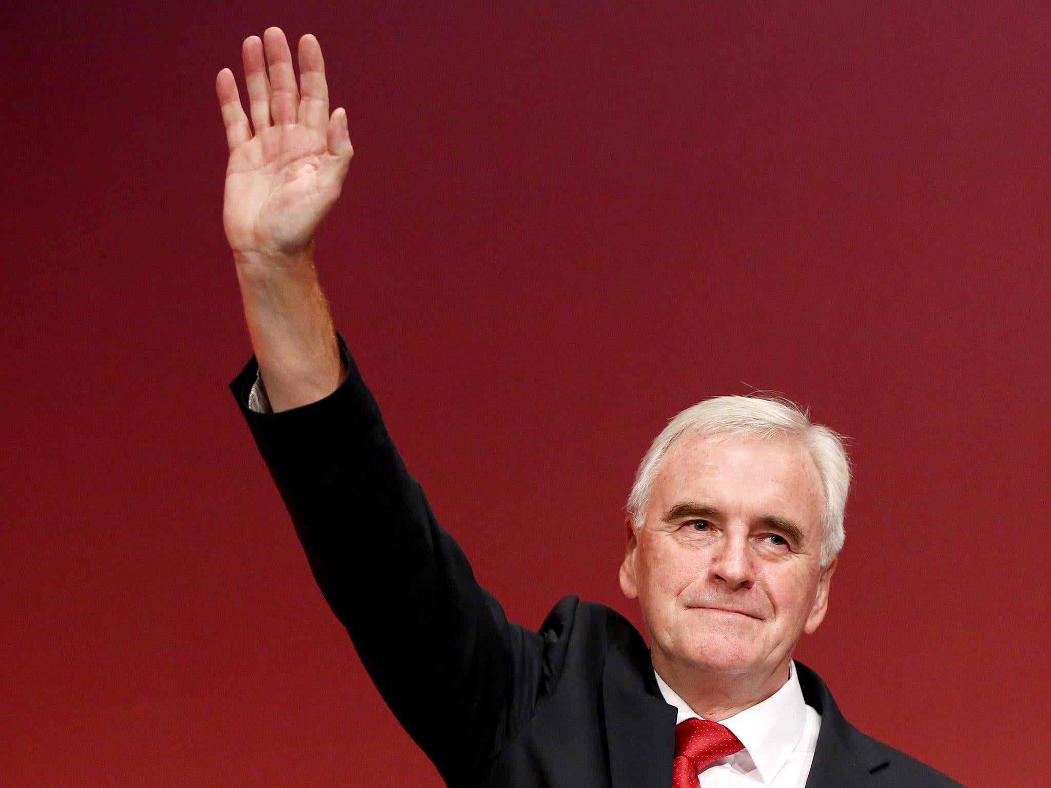 John McDonnell outlined Labour's economic policies at their party conference