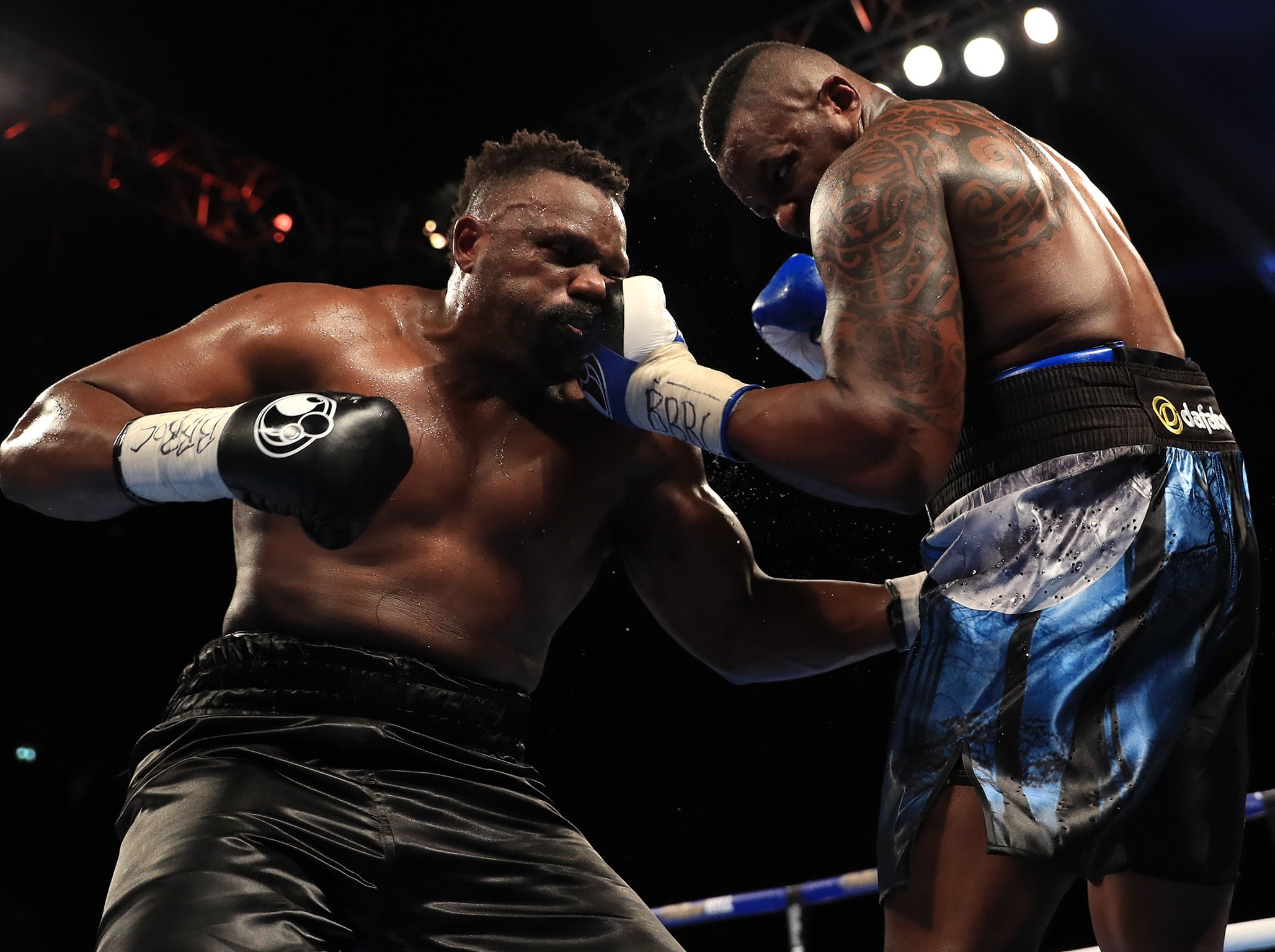 Chisora (L) will be hoping to bounce back from his loss to Whyte