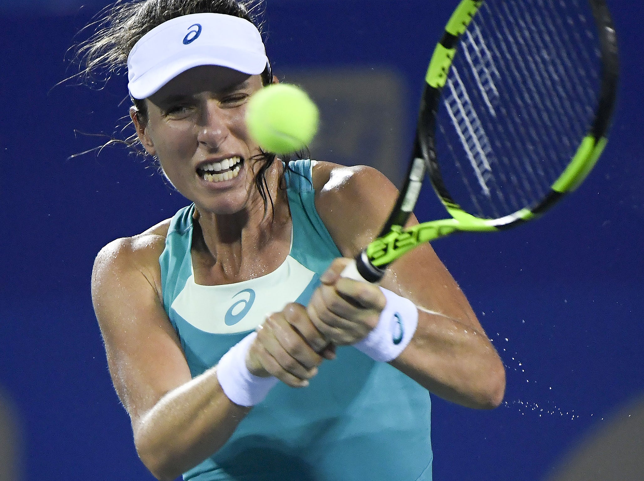 Konta attempted to take the positives from her defeat
