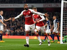 Lacazette the hero as Arsenal blow hot and cold in West Brom win