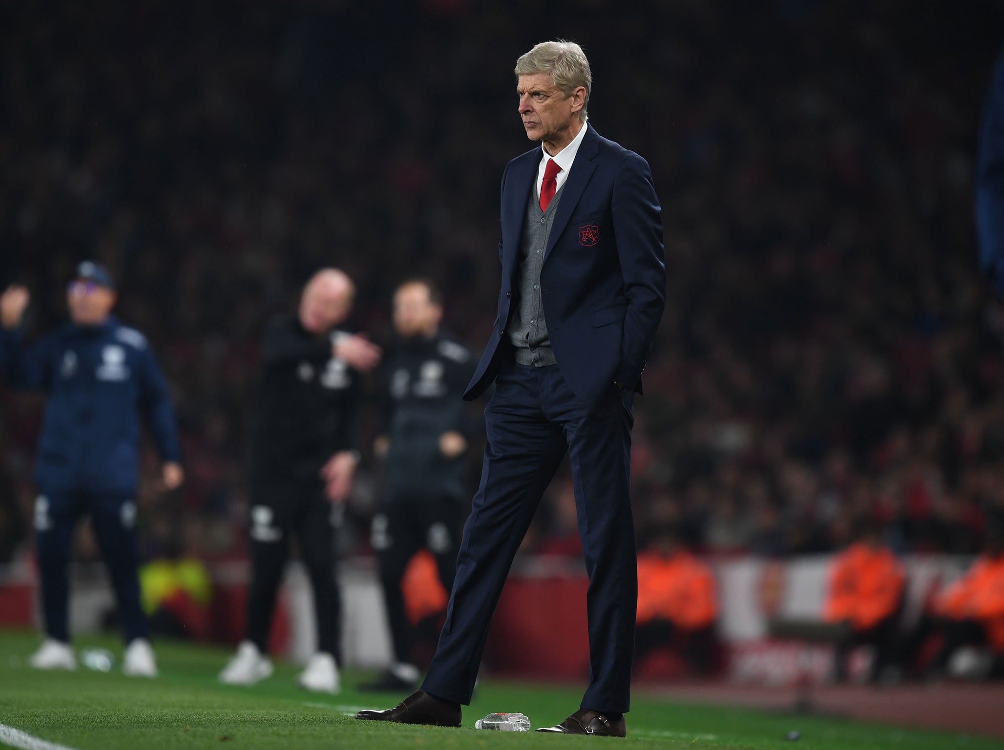 Perhaps unsurprisingly Wenger defended the referee's decision