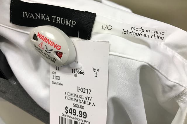 It's unclear who Ivanka Trump's company is doing business with in China