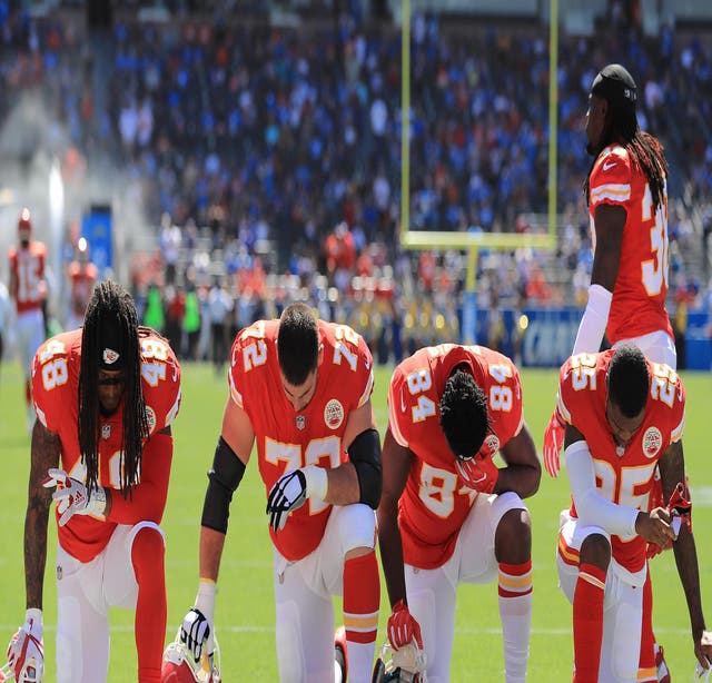 Taking A Knee Why Are Nfl Players Protesting And When Did They Start To Kneel The Independent The Independent