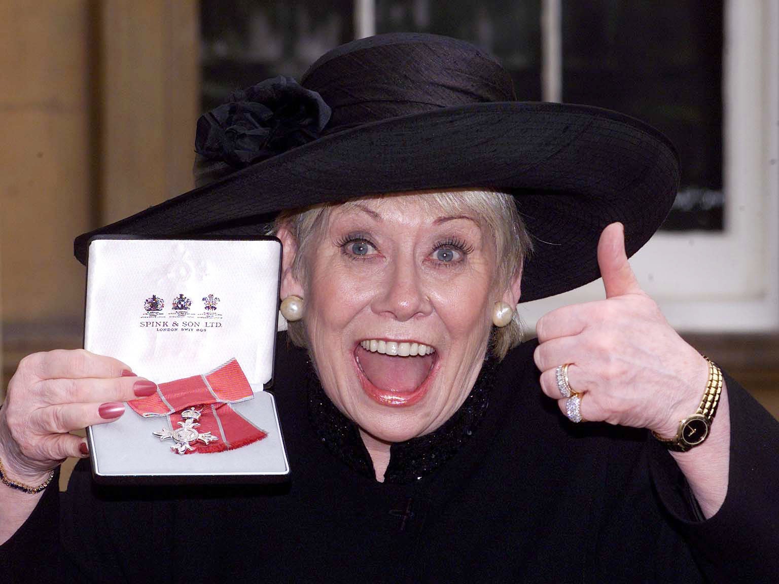 Dawn was awarded an MBE in 2000