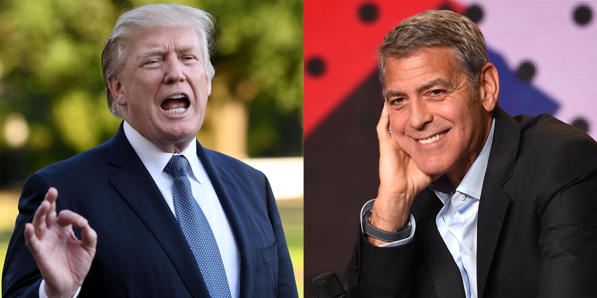 George Clooney To Donald Trump F K You Indy100