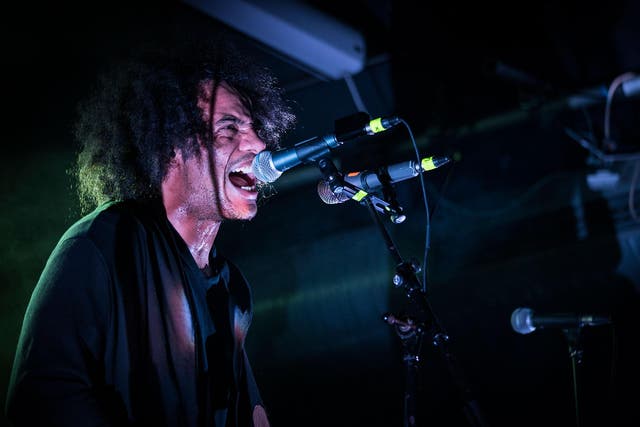 Manuel Gagneux, the mastermind behind Zeal & Ardor, performing at Cologne's Club Bahnhof Ehrenfeld