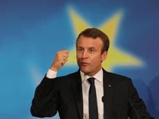 Emmanuel Macron calls for EU army and shared defence budget
