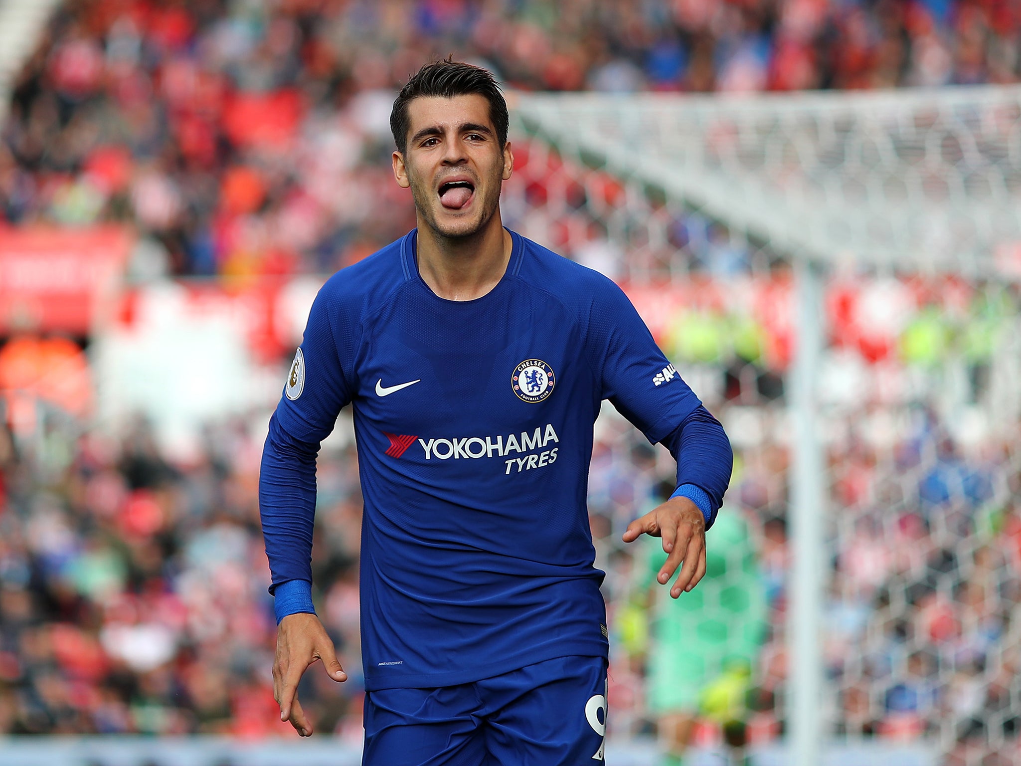 &#13;
Morata has been tasked with filling the void left by Costa &#13;