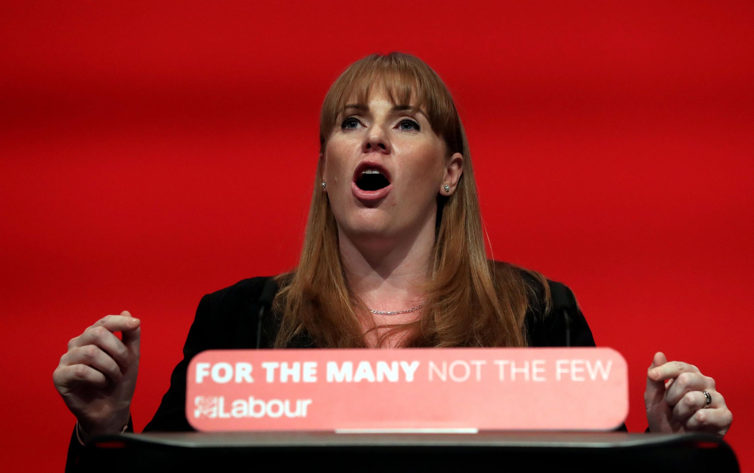 Angela Rayner called the changes to free school meals a 'scandal'