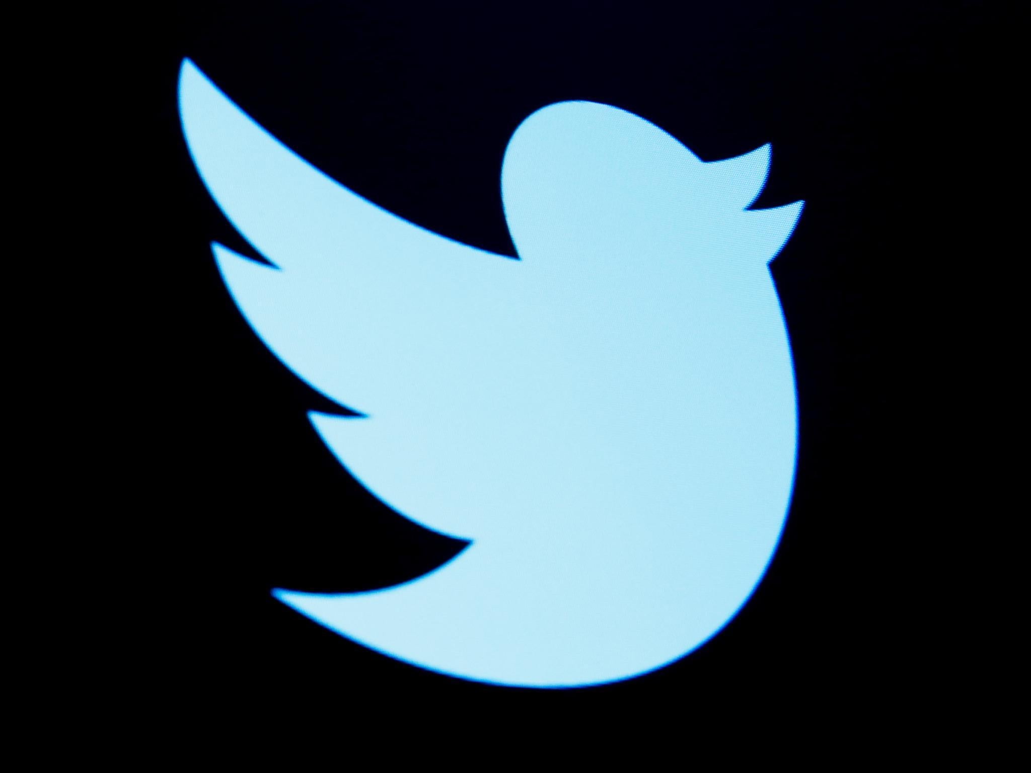 The Twitter logo is displayed on a screen on the floor of the New York Stock Exchange (NYSE) in New York City, U.S., September 28, 2016
