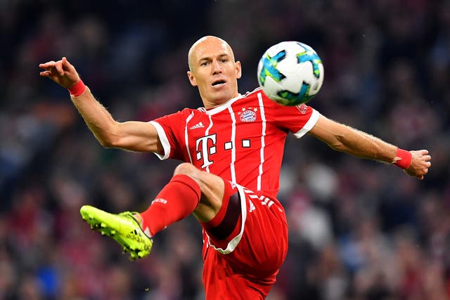 Robben has upped the ante ahead of the Champions League tie