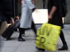 Retail sales slump in October in warning sign for consumer confidence