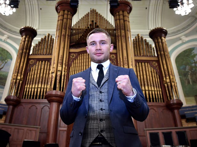 Frampton has been out of action since losing to Léo Santa Cruz in Las Vegas