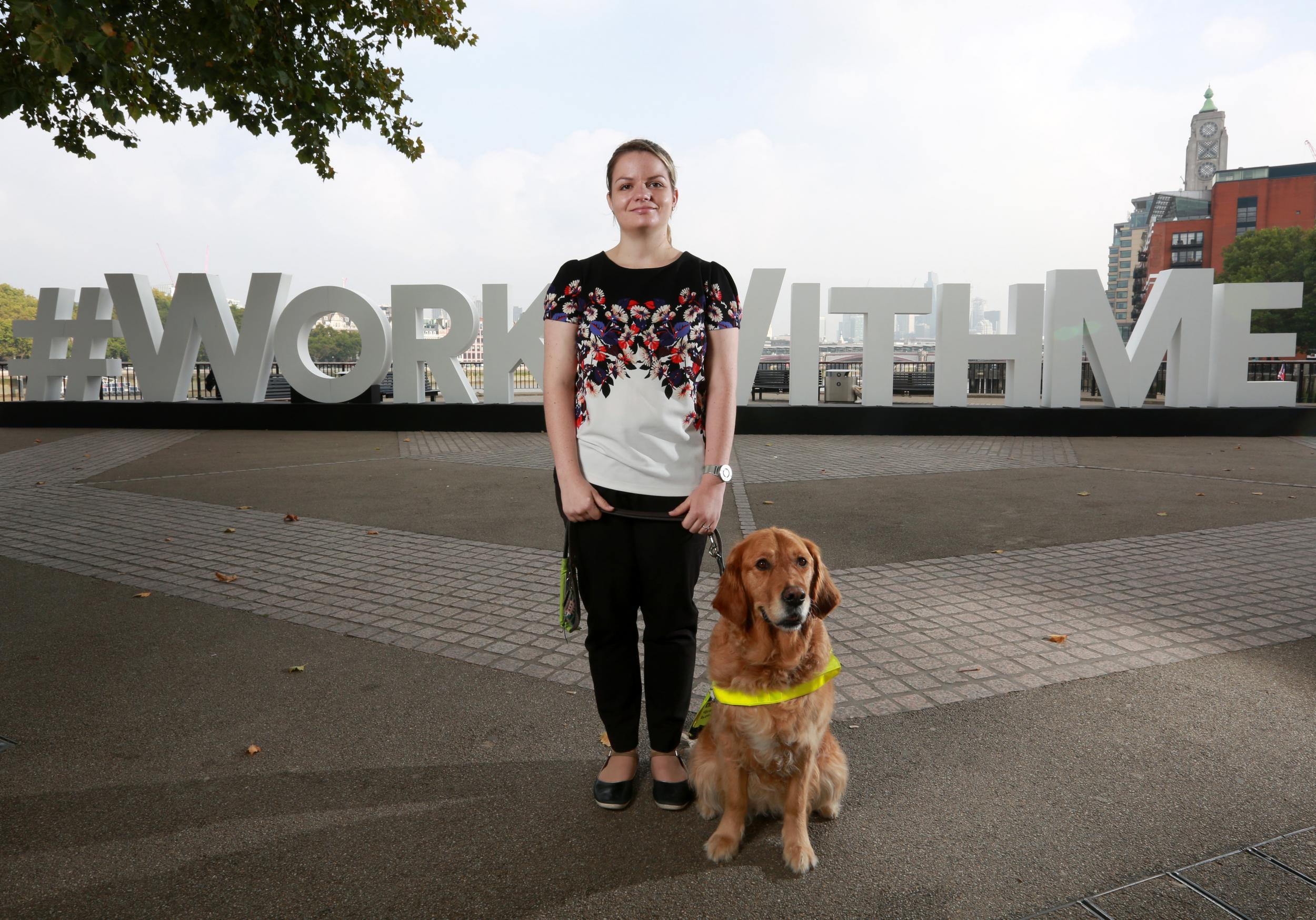 It took Lauren Pitt, who is visually impaired, nine months to get into work, during which she applied for 250 roles, which led to just four telephone interviews and three face-to-face interviews