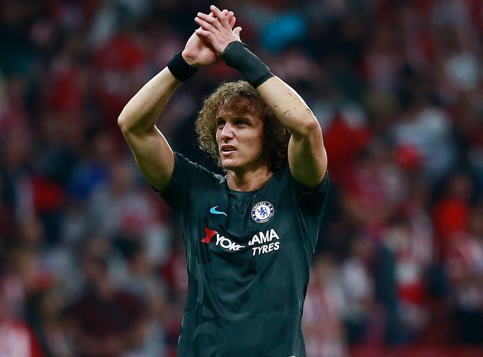 David Luiz conceded a penalty before half-time to gift Atletico the lead