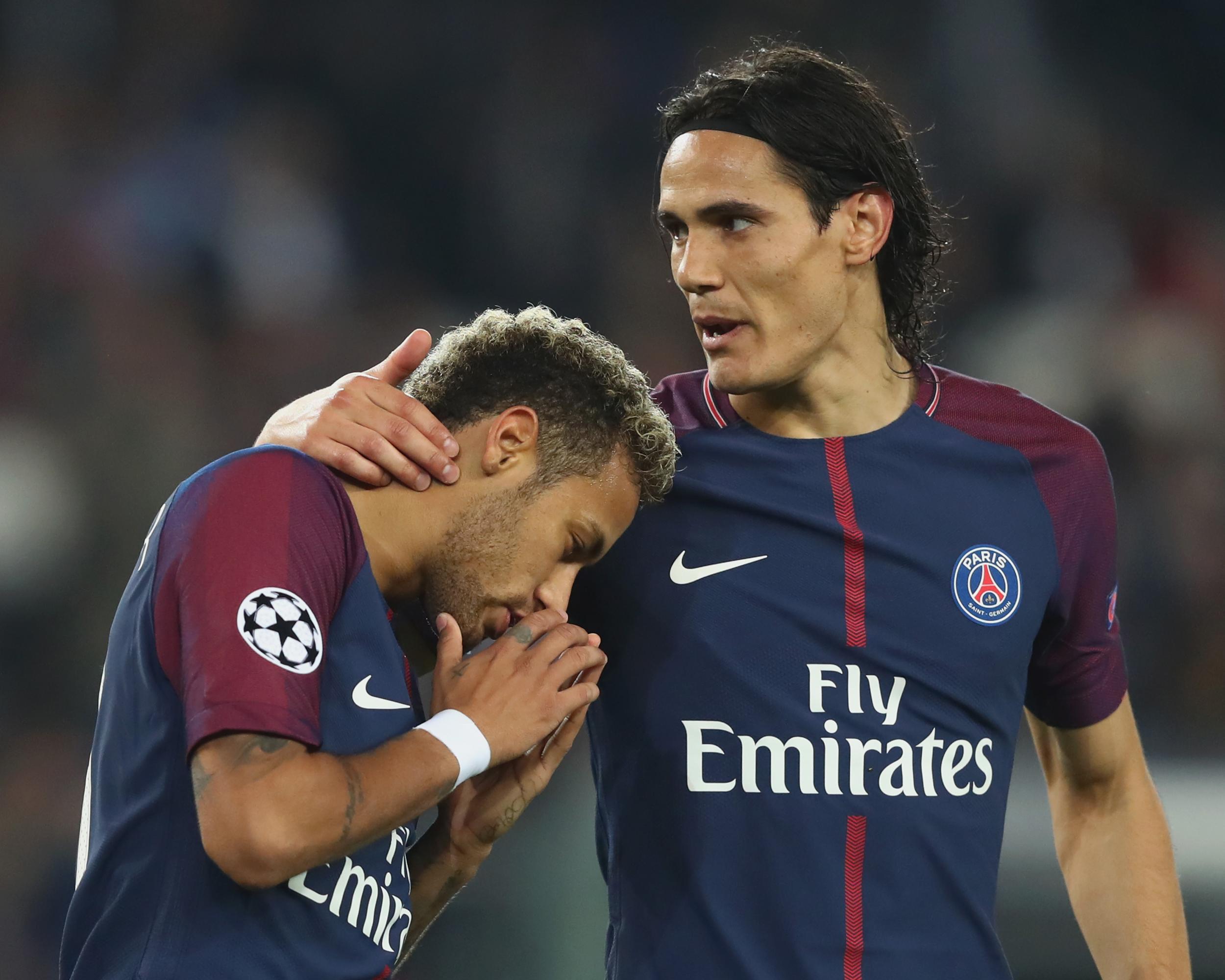 There was a huge focus on Neymar and Cavani's dealings with each other