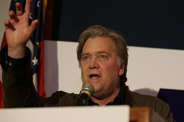 Steve Bannon says he's going to take on every Republican who gets in the way of Donald Trump's agenda