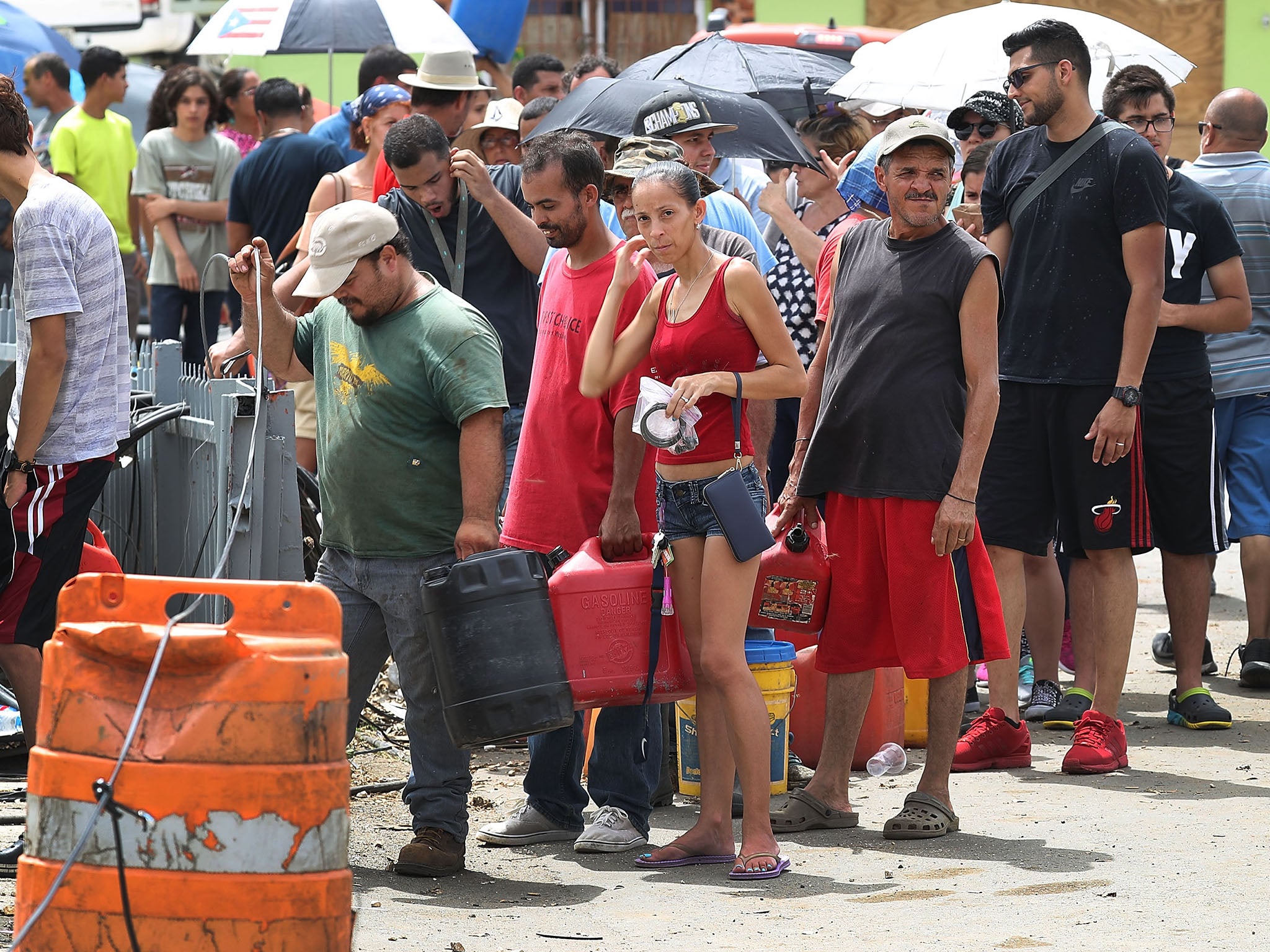 The majority of people on the Caribbean island are still stuck without basic supplies a week after the disaster