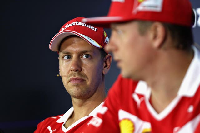 Sebastian Vettel brushed off his Singapore crash with Kimi Raikkonen and Max Verstappen