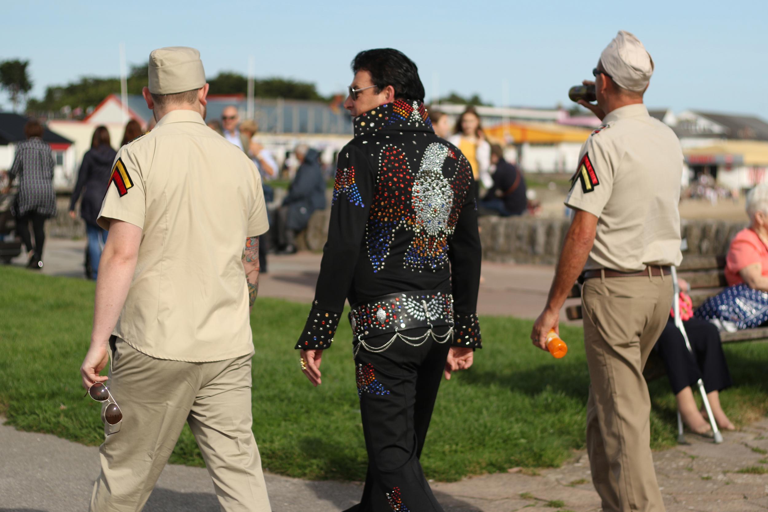 Elvis tribute artists perform all over Porthcawl