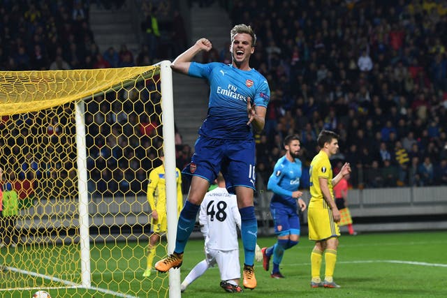 Arsenal will be hoping to win their second successive Europa League game