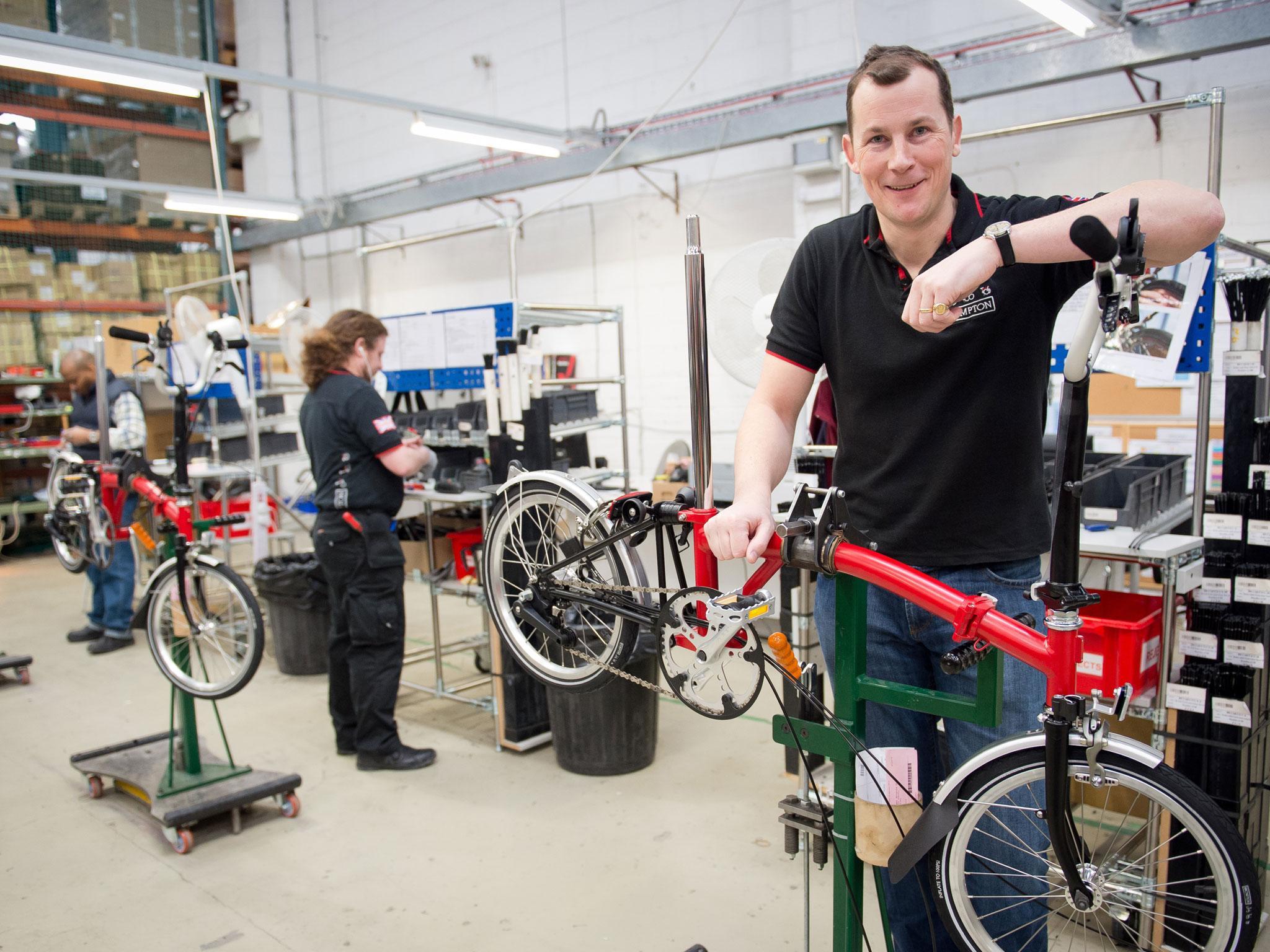 Will Butler-Adams, CEO of Brompton Bikes, at the company's headquarters in west London
