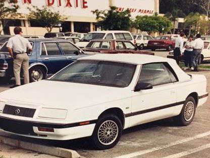 The white convertible Chrysler police believe Sheila Keen Warren used in the murder (Palm Beach County Sheriff’s Office )