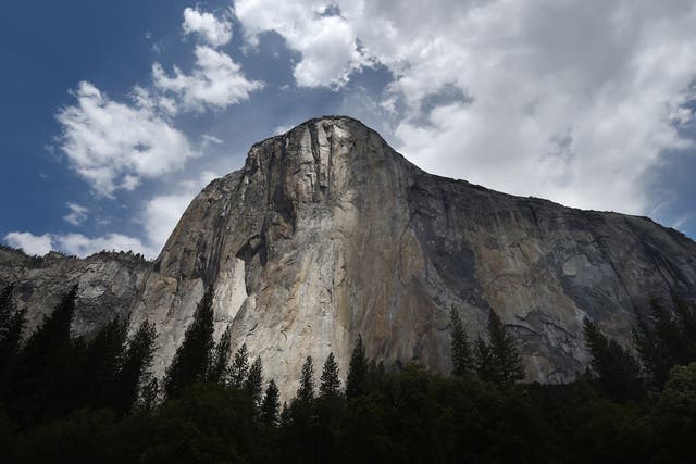 The accident happened when 1,300 tonnes of rock fell from the El Capitan rock formation in the park