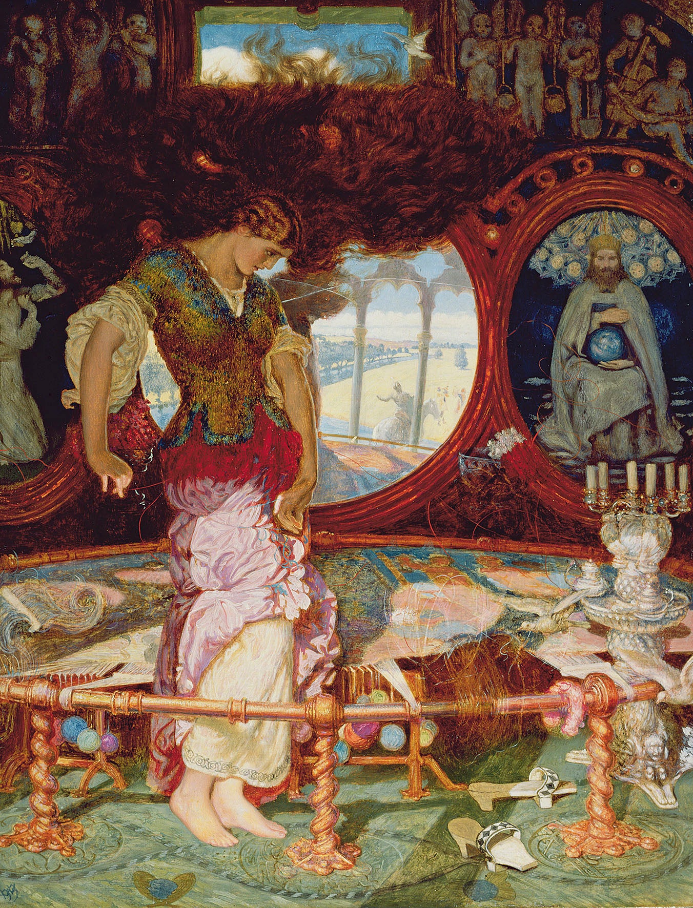 The Lady of Shalott, c.1886-1905, William Holman Hunt ( Manchester City Galleries/Bridgeman Images)