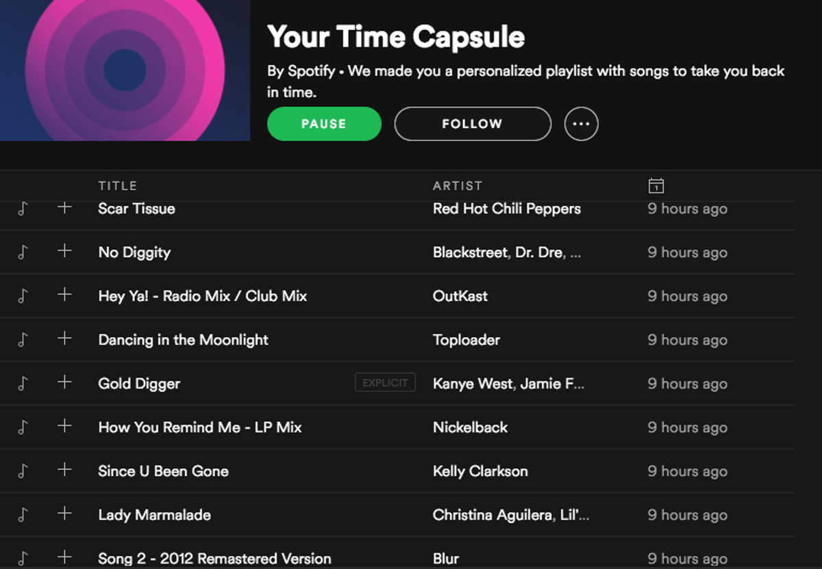 Spotify Introduces Time Capsule Feature That Works Out Your Music Taste 3545