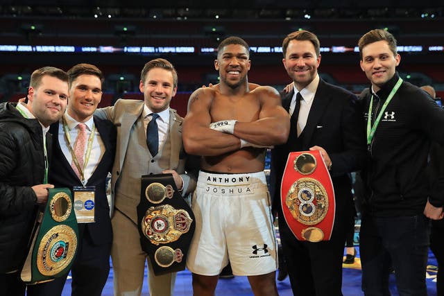 Anthony Joshua has opened the door to a clash with Tyson Fury