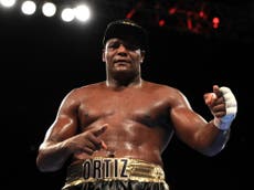 Ortiz fails drugs test with Wilder; title fight to be cancelled