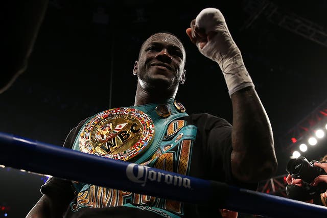 Deontay Wilder has set his sights on Anthony Joshua