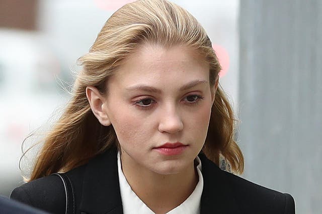 Lavinia Woodward attacked her ex-boyfriend with a bread knife at her university accommodation at Christ Church College