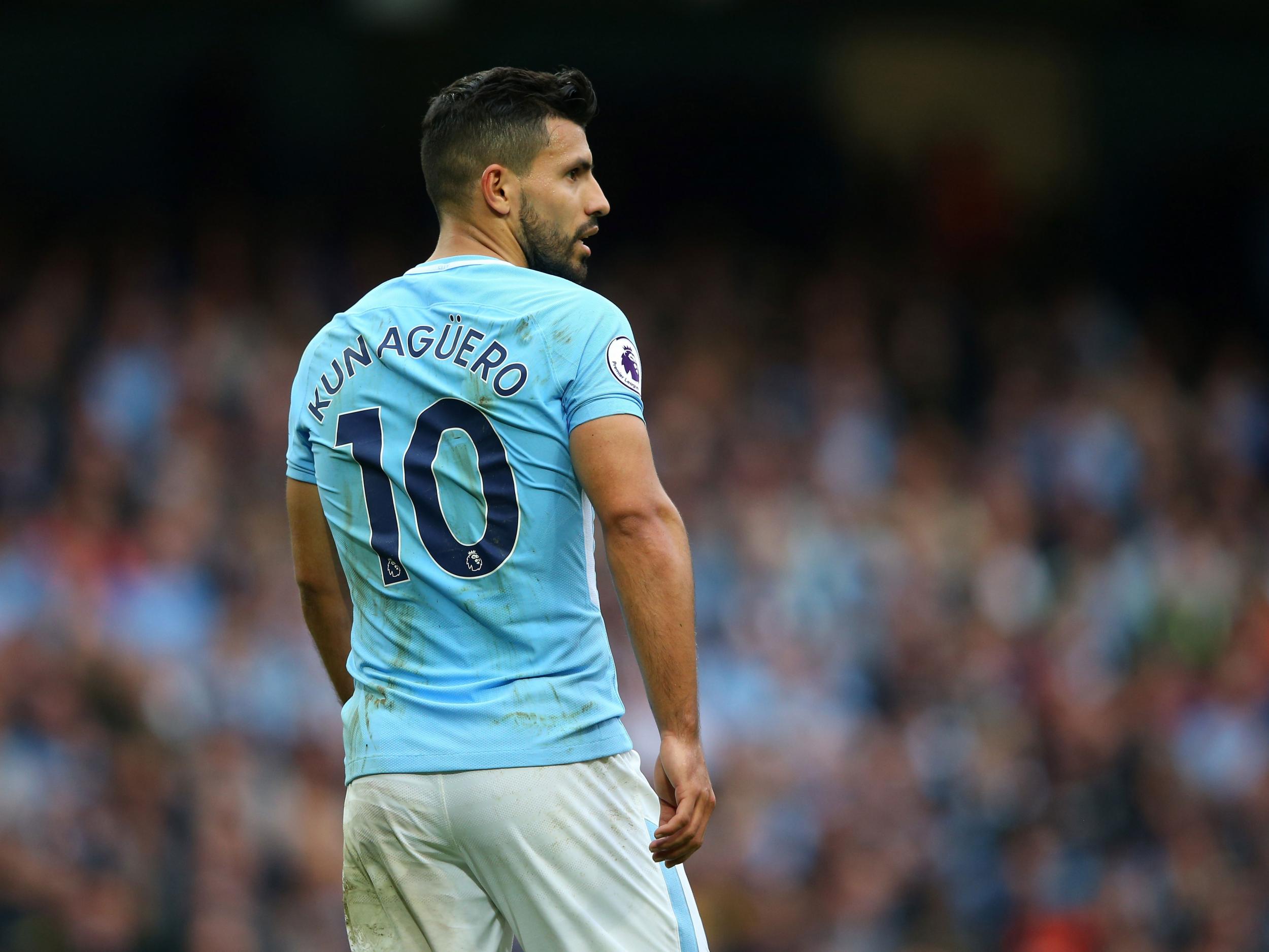 Sergio Aguero will miss Manchester City's trip to Chelsea on Saturday