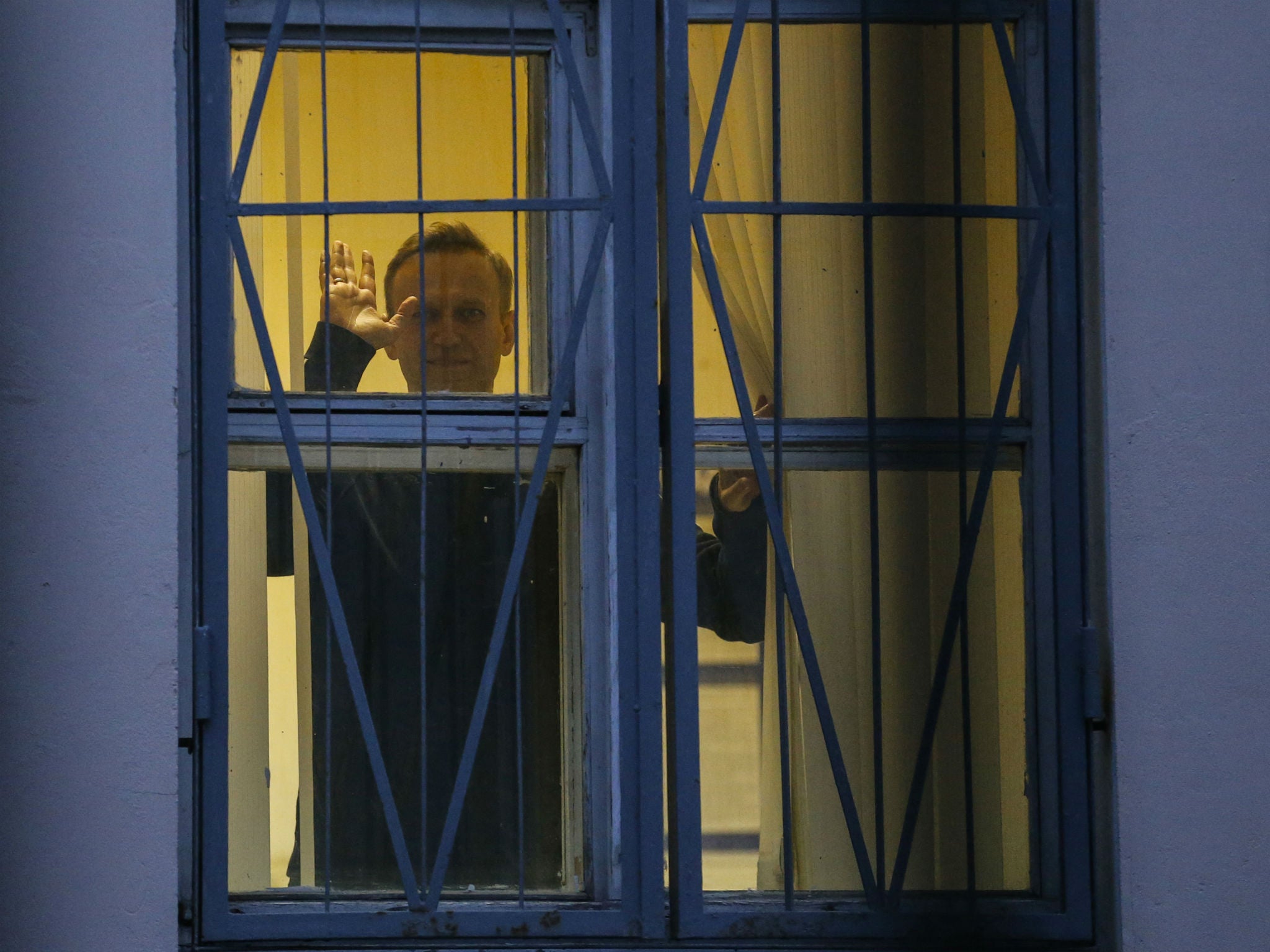 Alexei Navalny live streamed his detention and urged protesters to come out onto the streets as planned