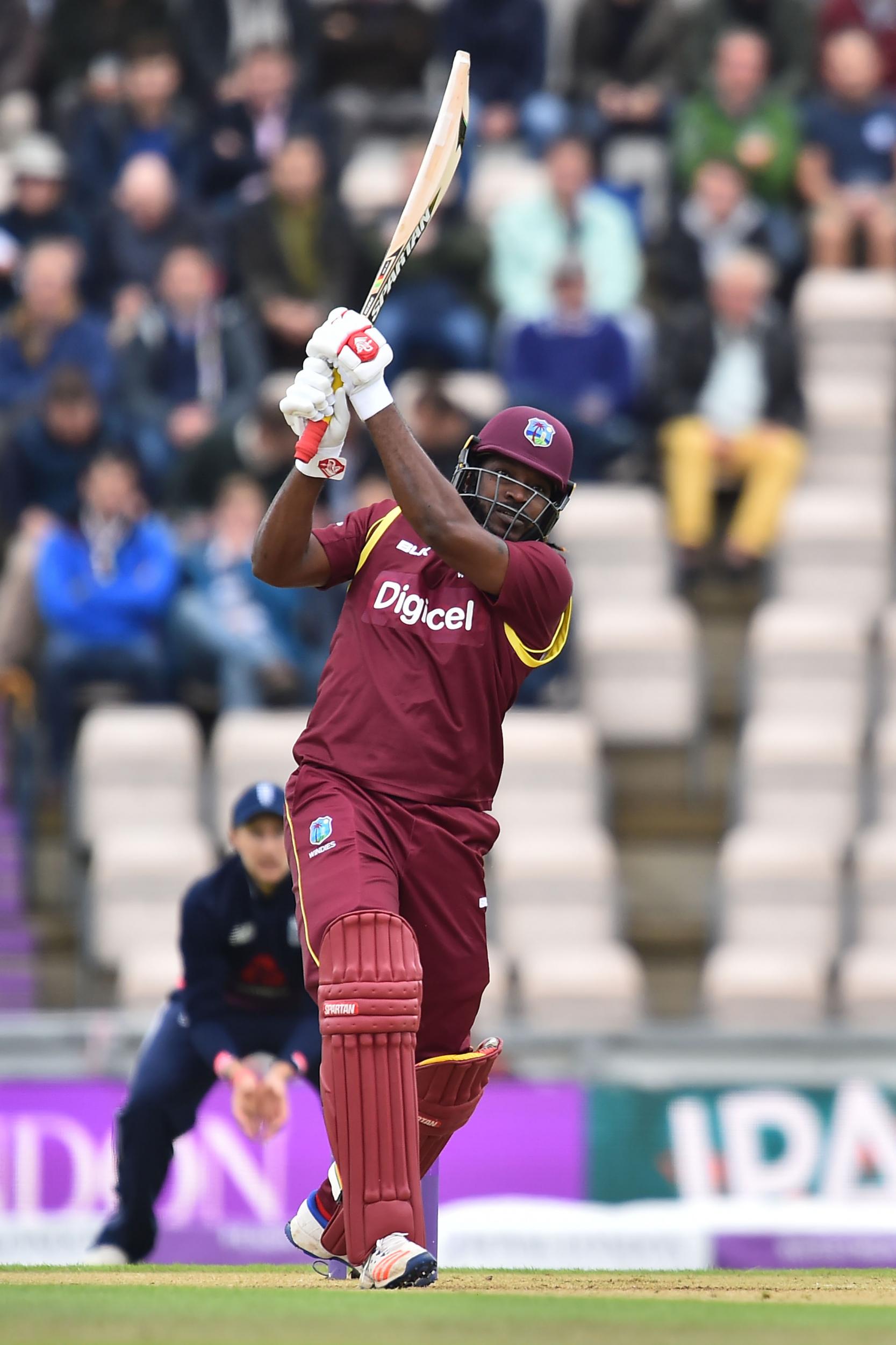 Gayle was in a typically attacking mood