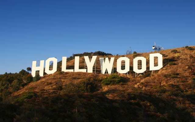 <p>Icónico letrero de Hollywood en Los Ángeles, California</p>