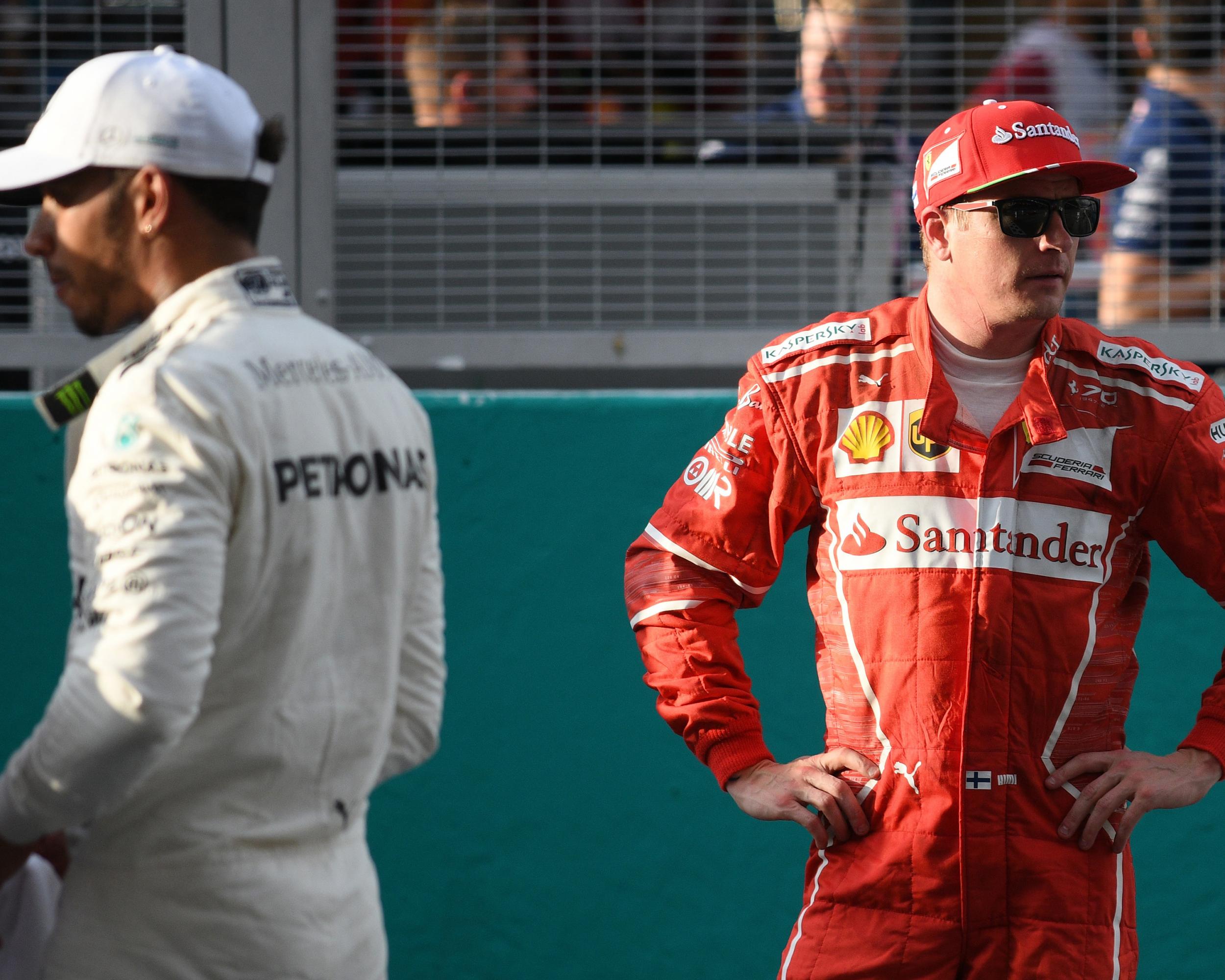 Raikkonen gave Hamilton the closest run